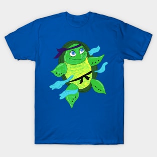 Cute Sea Turtle Ninja T-Shirt